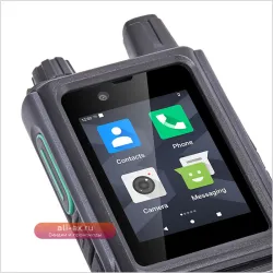 Смартфон-рация UNIWA NR120 5G Black, защищенный IP68