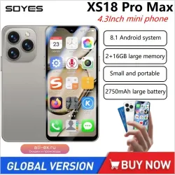 SOYES XS18 Pro Max: Мини-смартфон 4G, 4.3" HD, 4 ядра, Android