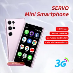 SERVO S23 Dual SIM Super Mini Смартфон 3.0" Android 3G Wi-Fi Type-C 2023