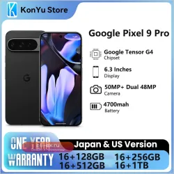 Google Pixel 9 Pro 6.3" OLED 120Hz 4700mAh 27W Tensor G4 16GB RAM NFC IP68 50MP