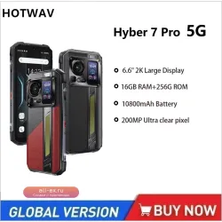 HOTWAV Hyper 7 Pro 5G: Защищенный смартфон, 16/256 ГБ, 10800 мАч, 200 МП