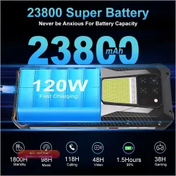 8849 Tank 3: Мощный защищенный смартфон 5G с Dimensity 8200, 32GB RAM, 512GB ROM, батареей 23800mAh и 120W зарядкой