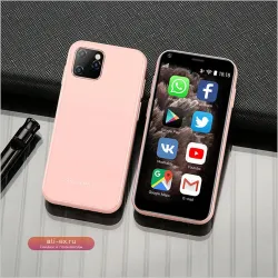 Soyes XS11: Мини-смартфон на Android 6.0 с 3D-стеклом, 3G, Quad Core, 1GB+8GB, 2.5" экраном, Google Play и 2MP камерой, Dual SIM