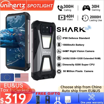 Unihertz SHARK 5G: Игровой защищённый смартфон на Android с экраном 120 Гц, 24+256 ГБ