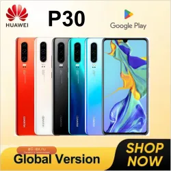 Смартфон HUAWEI P30 128GB ROM 4G NFC Google Play 6.1" 40MP+32MP