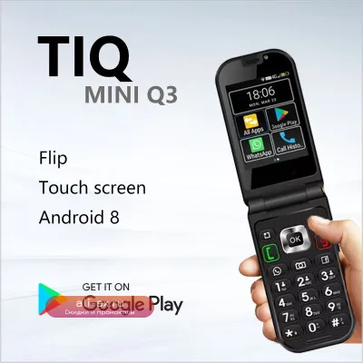 TIQ-Mini Q3: Кнопочный смартфон с двумя экранами, поддержкой 4G и Android
