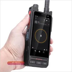 UNIWA P8 4W DMR/Аналоговая рация с сенсорным экраном, NFC, IP68, Android 14 и съемной батареей 5000 мАч