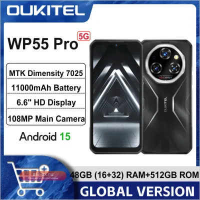 Oukitel WP55 Pro 5G: Защищенный смартфон 16/512 ГБ, Android 15, 11000 мАч, 108 Мп камера