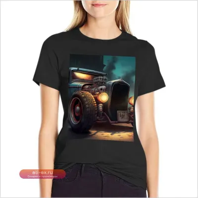Футболка оверсайз Rat Rod Car