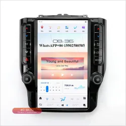 Автомагнитола NaviHua 12.1" Android GPS для Dodge RAM 2022 с вертикальным экраном