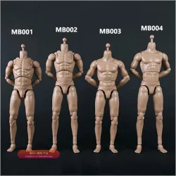 COOMODEL MB001-MB004: Супергибкое Мускулистое Тело Солдата 1/6 (239-261мм) для Голов 1/6