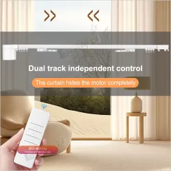 Комплект направляющих с мини-мотором для штор Tuya Smart Life для наклонных окон