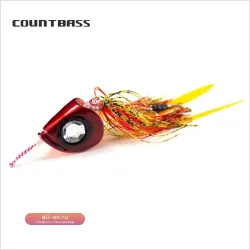 Countbass 100g Ultimate Slider Jig Tai Rubber Kabura с монтажом и крючком