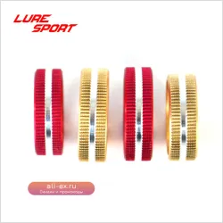 LURESPORT 8 шт. Алюминиевый фиксатор катушки FUJI для ремонта удилища, DIY аксессуар
