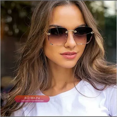 Женские солнцезащитные очки без оправы Ocean Shades