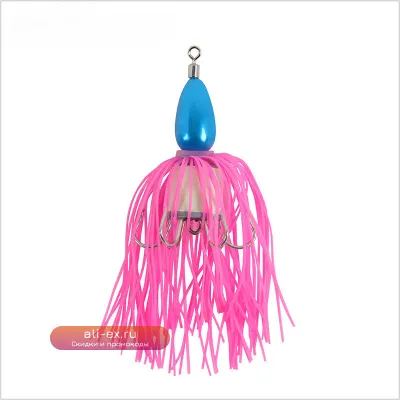 Приманка для морской рыбалки на кальмара и осьминога Squid Whiskers 37г