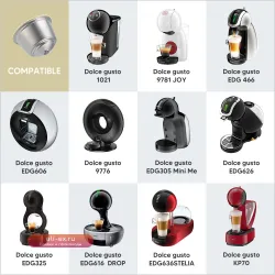 Многоразовая капсула для кофемашин Dolce Gusto и Nespresso