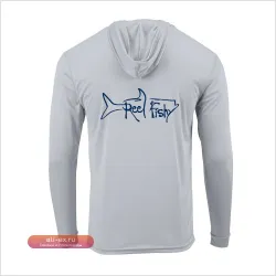 Мужская футболка с длинным рукавом для рыбалки Fish Apparel UPF 50 с защитой от УФ-излучения