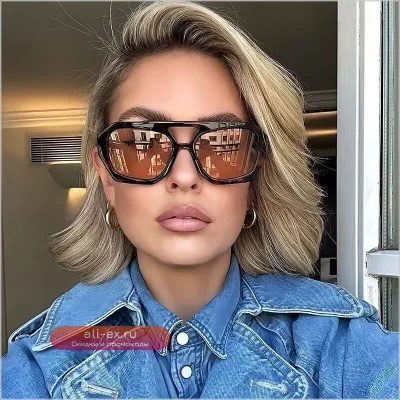 Женские и мужские солнцезащитные очки Fashion Small Square - трендовая роскошь в ретро-стиле UV400