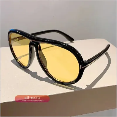 Trend Oversized Pilot Sunglasses: Роскошные дизайнерские очки для мужчин и женщин