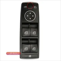 Кнопка управления стеклоподъемником Master для Mercedes Benz W156/W166/W176/W246/W117/W292/W463 (ML, GL, GLE, GLS, G-Class)