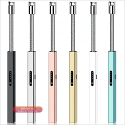 Электрическая зажигалка Windproof Arc с USB-портом для кухни, барбекю и кемпинга