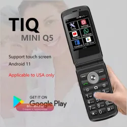 TIQ MINI Q5: Смартфон на Android с двумя экранами, поддержкой 4G и Google
