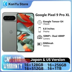 Google Pixel 9 Pro XL 50MP + 48MP, 6.8", 16GB RAM, 5060mAh, 37W, IP68, NFC, Google Tensor G4