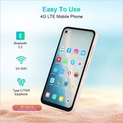 Qin 3 Ultra Global: Мини-смартфон Android 12, 6GB/128GB, MTK G99, Play Store