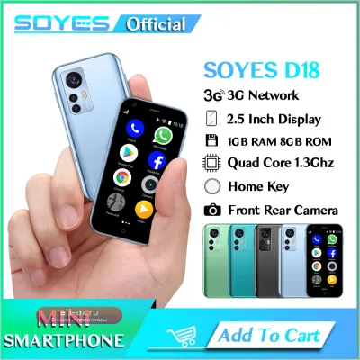 Мини-смартфон SOYES 2.5", Android, 2 SIM, 3G, 1000mAh