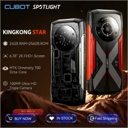 Cubot KingKong Star 5G: Защищенный смартфон 24GB/256GB, 100MP камера, 10600mAh