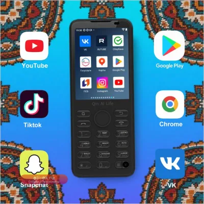 Qin F21 Pro: Смартфон на Android 11 с сенсорным экраном, 3GB+32GB/4GB+64GB, Bluetooth 5.0