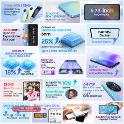 Смартфон Blackview Shark 8 8/128GB 120Hz 64MP Android 13