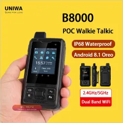 UNIWA B8000: Противоударный Смартфон-Рация Zello, IP68, 4G LTE, NFC