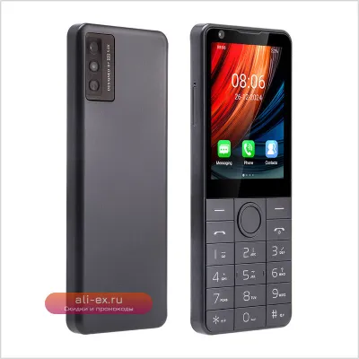 DOOV R77 Pro 4G Смартфон с сенсорным экраном 2.8", 3GB+32GB, Android, Камера 5MP, WhatsApp, Русская клавиатура
