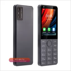 DOOV R77 Pro 4G Смартфон с сенсорным экраном 2.8", 3GB+32GB, Android, Камера 5MP, WhatsApp, Русская клавиатура