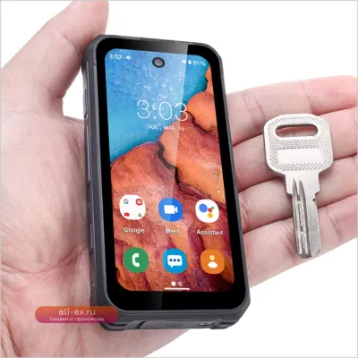 2025 UNIWA MAXo 4G: Мини-смартфон повышенной прочности, 3.88" IPS, 6/128 ГБ, IP68, Android 12, 3000 мАч, Face ID
