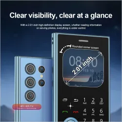 SERVO V8: Мини-телефон с 2 SIM, Magic Voice и 2G GSM