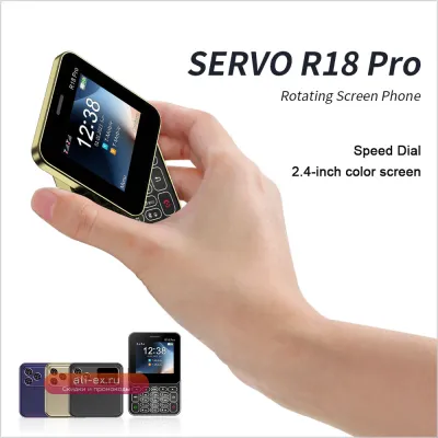 SERVO R18 PRO Reroll-Телефон с Боковым Слайдером, Magic Voice, FM, 2 SIM, Компактная Клавиатура