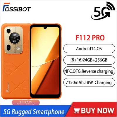 Защищенный смартфон Fashion Fossibot F112 PRO 5G, 6.88" HD+, 7150mAh, 24GB+256GB, Android 14, 50MP