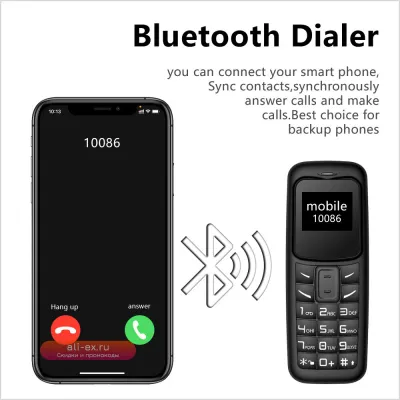 SERVO BM30 Ультра Миниатюрный Мобильный Телефон 2G GSM Bluetooth с Будильником и Магическим Голосом