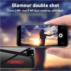 Melrose 2019: Мини-смартфон 4G LTE Android, Dual SIM, 3.4" Ultra Slim, 2000mAh, Распознавание лица