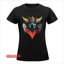 Футболка UFO Robot Grendizer – Летний Топ в Стиле Хиппи для Женщин