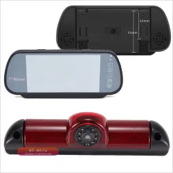 HD Автомобильная камера заднего вида с монитором 7" для Citroen Jumper/Peugeot Boxer/Fiat Ducato, водонепрон.