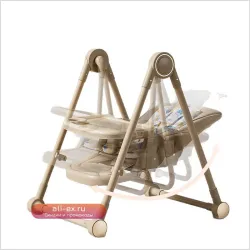Многофункциональный стульчик для кормления Baby Dining Chair, складной, с регулировкой положения и функцией укачивания