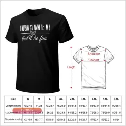 Футболка с принтом "Underestimate Me" с бабочкой, Стильная мужская футболка с коротким рукавом
