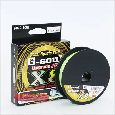 YGK G-SOUL X8 Upgrade Braid Fishing Line 150M/200M (14-60LB), производство Япония