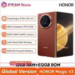 Honor Magic V3 5G: Складной смартфон с OLED 120 Гц, 50 Мп камерой и Snapdragon 8 Gen 3