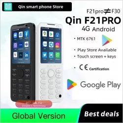 New Qin F21 Pro: Миниатюрный Смартфон с Сенсорным Экраном, Bluetooth 5.0