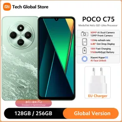POCO C75 Global 8/256GB: ваш мощный смартфон с AMOLED 120Hz, Helio G81-Ultra и камерой 50MP